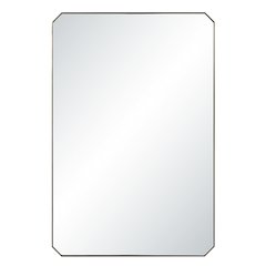 Nate 36" H x 24" W Wall Mirror, Yellow