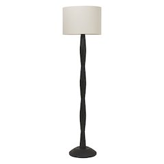 Francine 60" Height Floor Lamp, Black