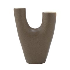 Garnier Small Vase In Brown Color