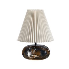 Noto Brown 14" Length Table Lamp, Brown