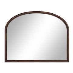 Kindra 40" H x 50" W Wall Mirror, Brown