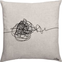 Knot 22 X 22 Indoor Pillow, Black