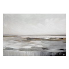 Arnar 40" H x 60" W Canvas Art, Grey