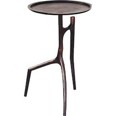 Maadi Plated and Aluminium Bronze side table