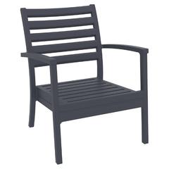 Artemis XL Club Chair Dark Gray, Set of 2
