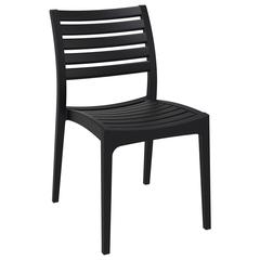 Outdoor Dining Chair, Set of 2, Black, Belen Kox