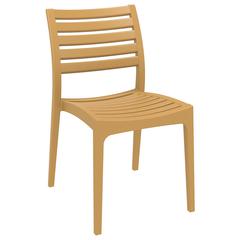 Ares Outdoor Dining Chair Teak Brown, Set of 2
