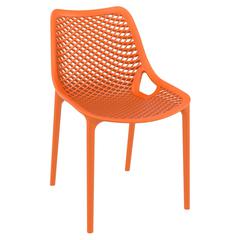 Air Outdoor Dining Chair Orange, Set of 2