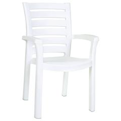 Dining Arm Chair, Set of 2, White, Belen Kox