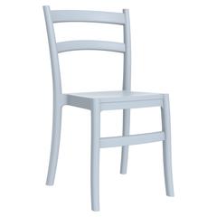 Tiffany Dining Chair Silver Gray, Set of 2