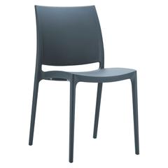 Maya Dining Chair Dark Gray, Set of 2