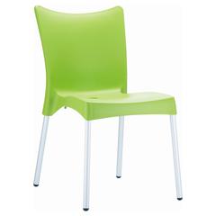 Juliette Resin Dining Chair Apple Green, Set of 2