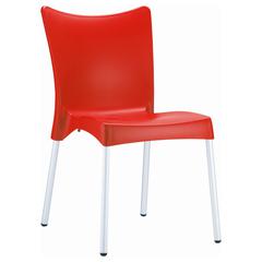 Juliette Resin Dining Chair Red, Set of 2