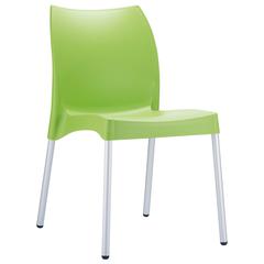 Vita Resin Outdoor Dining Chair Apple Green, Set of 2
