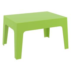 Box Resin Outdoor Center Table Tropical Green