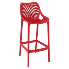 Bar Stool, Red, Set of 2, Belen Kox
