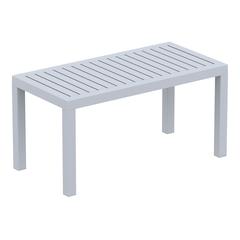 Ocean Rectangle Cofee Table Silver Gray