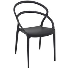 Pia Dining Chair Black, Set of 2