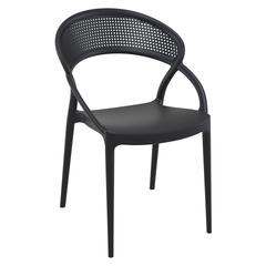 Sunset Dining Chair Black, Set of 2
