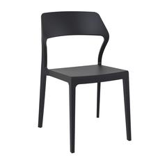 Snow Dining Chair Black, Set of 2