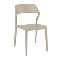 Snow Dining Chair Taupe, Set of 2