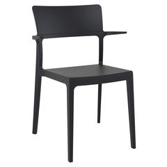 Plus Arm Chair Black, Set of 2