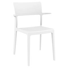 Plus Arm Chair White, Set of 2