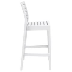 Ares Resin Bar Stool White