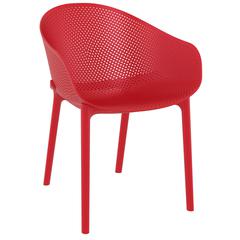 Sky Outdoor Dining Chair Red, set of 2