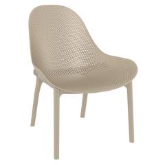 Sky Lounge Chair Taupe, set of 2
