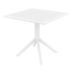 Sky Square Table 31 inch White