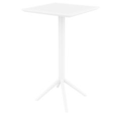 Sky Square Folding Bar Table 24 inch White