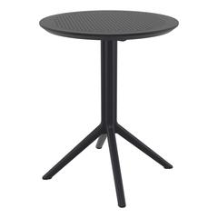 Sky Round Folding Table 24 inch Black