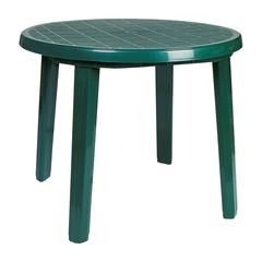 Sunny Resin Round Dining Table 35.5 inch Green