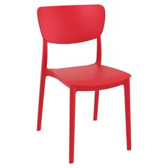 Monna Outdoor Dining Chair Red, Set of 2