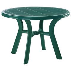 Truva Resin Round Dining Table 42 inch Green