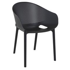 Sky Pro Stacking Dining Chair Black