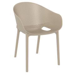 Sky Pro Stacking Dining Chair Taupe