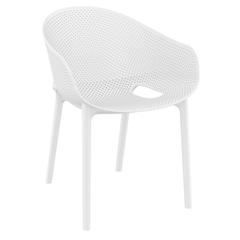 Sky Pro Stacking Dining Chair  White