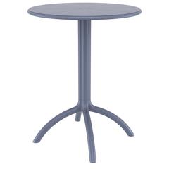 Octopus Round Bistro Table Dark Gray
