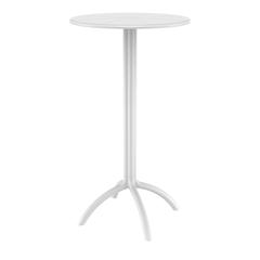 Octopus Round Bar Table White