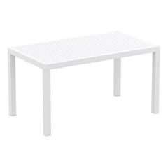 Resin Rectangle Dining Table, White, Belen Kox