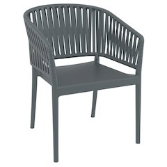 Portofino Armchair Dark Gray