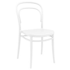 Marie Resin Outdoor Chair White (set of 2)
