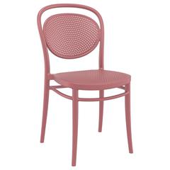 Marcel Resin Outdoor Chair Marsala
