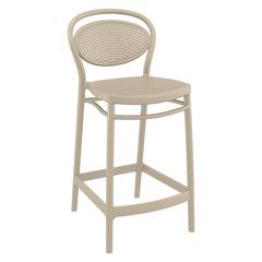 Marcel Counter Stool Taupe, Set of 2
