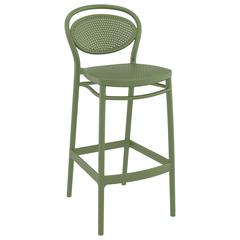 Marcel Bar Stool Olive Green, Set of 2