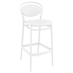 Marcel Bar Stool White, Set of 2