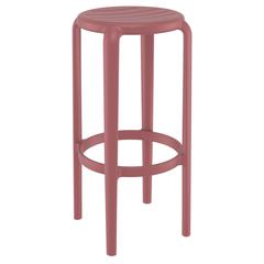 Tom Resin Bar Stool Marsala