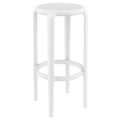 Tom Resin Bar Stool White
